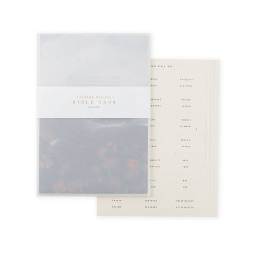 Hosanna Revival Bible Tabs: Black Foiling