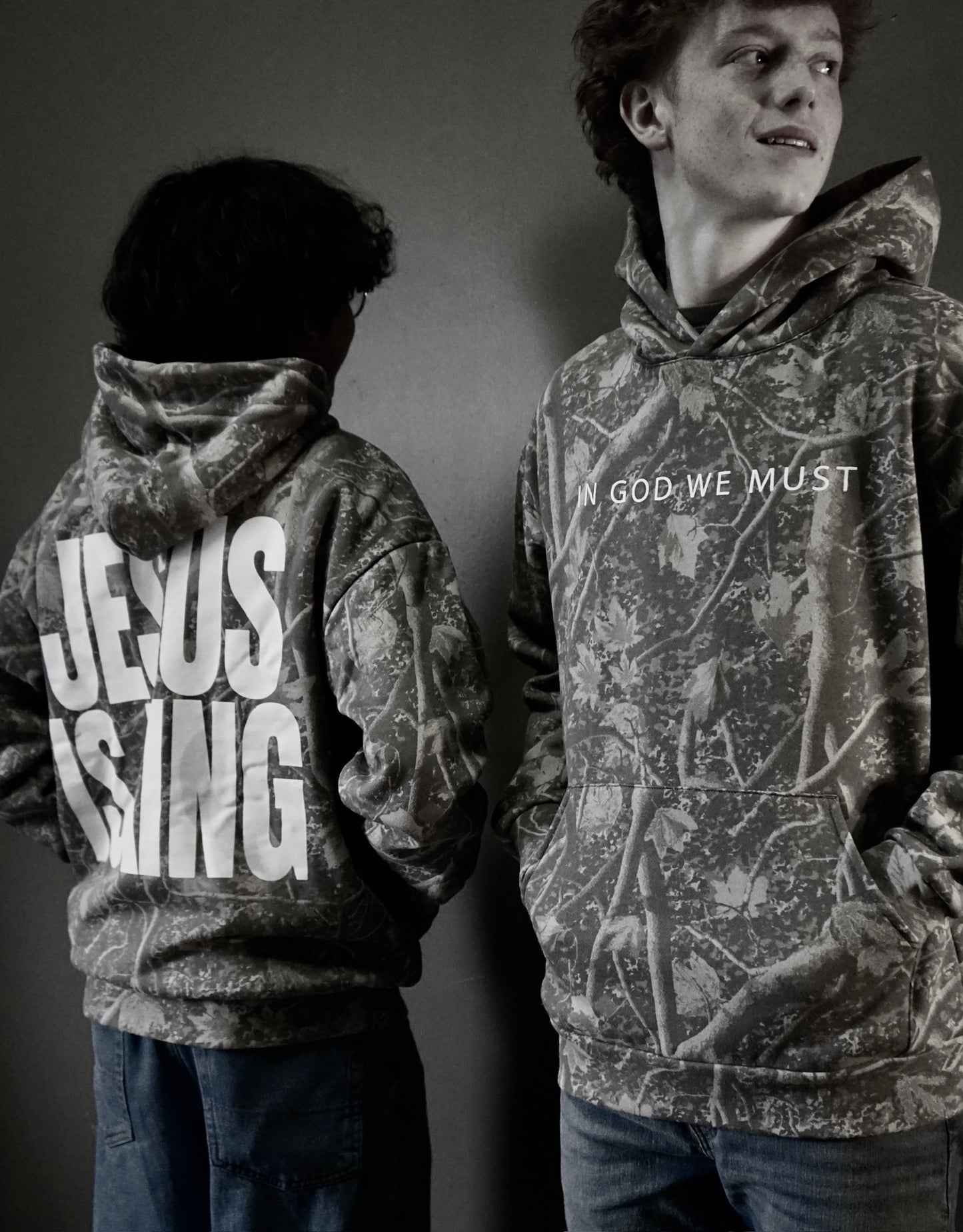 'Jesus is King' Camo Hoodie