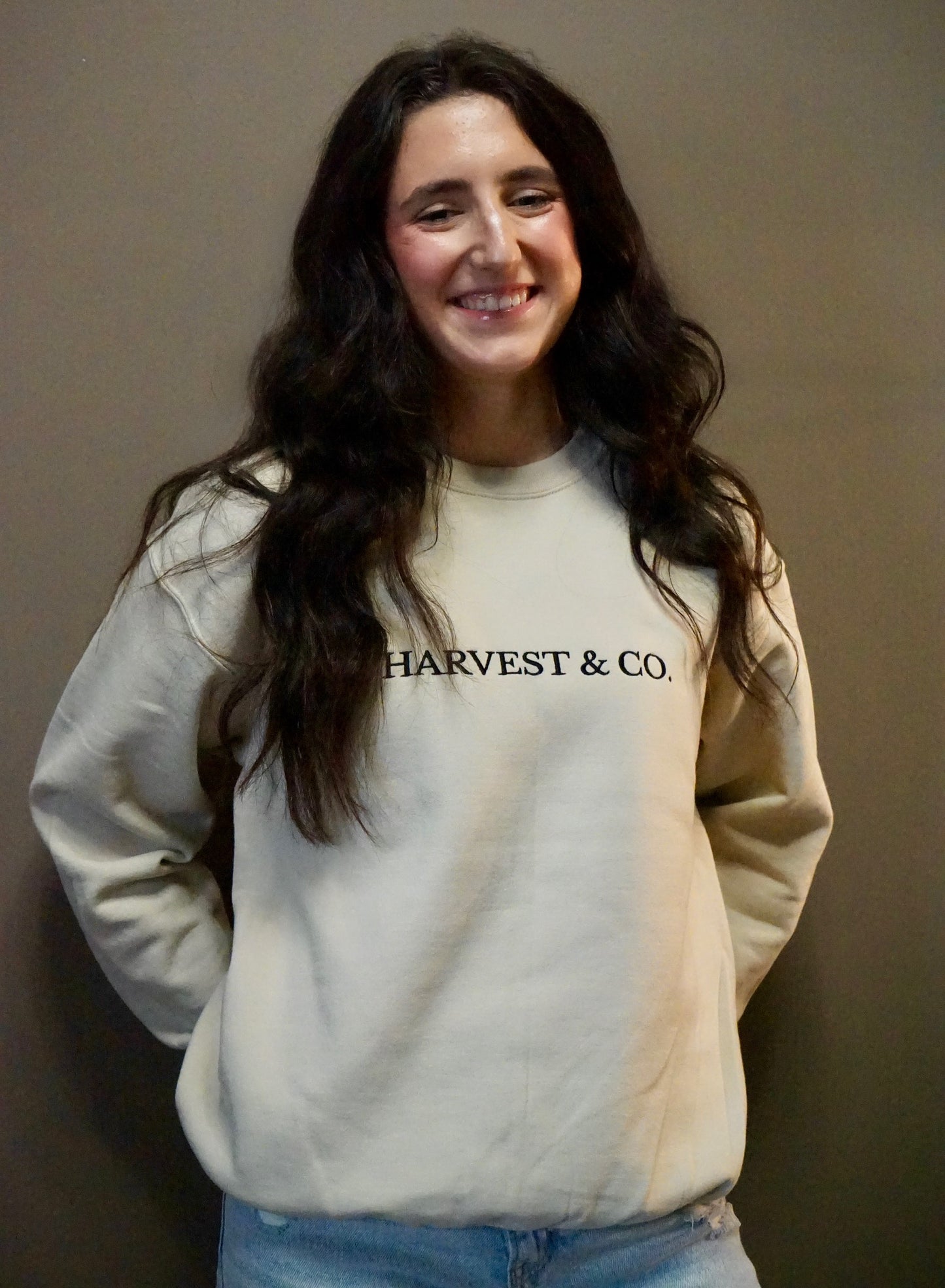 Harvest & Co Embroidered Crewneck