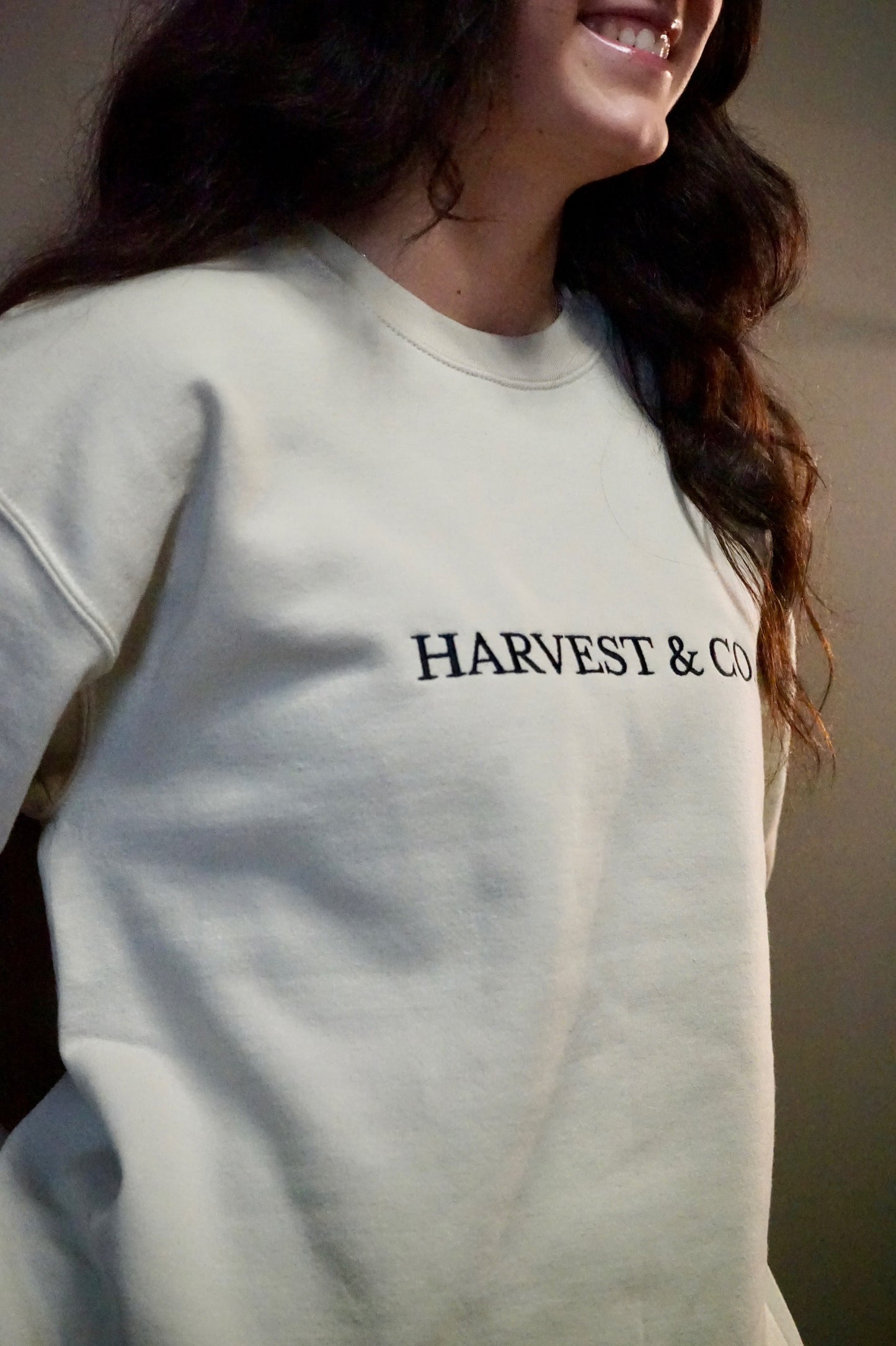 Harvest & Co Embroidered Crewneck